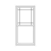 Jeld-Wen Brickmould Series Vinyl Double Hung Windows - Optional ...